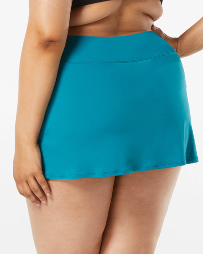 2024 Beach House Women's Plus Solid Plus Emma Swim Skirt (More colors available) - HW58058