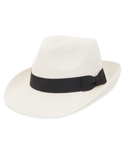 Sun N Sand Maldives Paper Braid Fedora Hat - HH1657