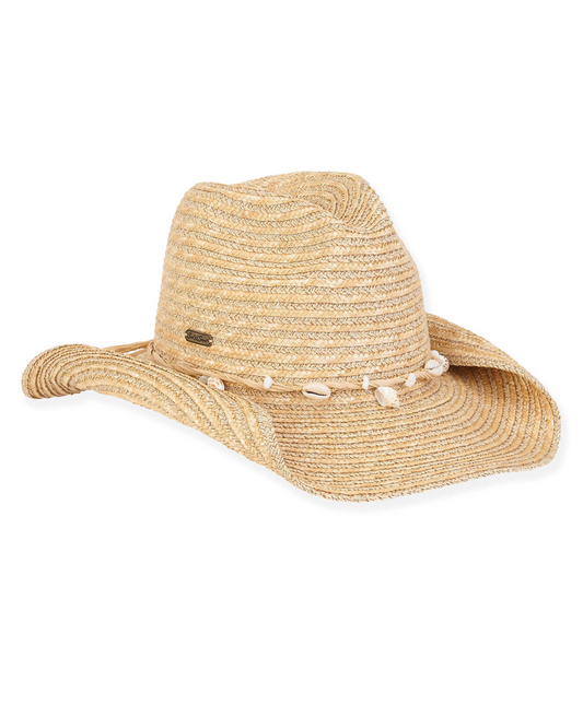 Sun N Sand La Baule Wheat Straw Western Hat - HH2824