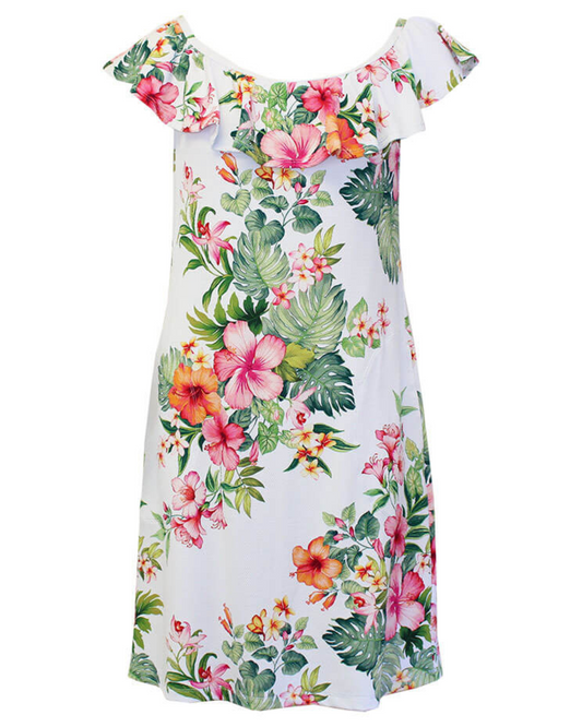 2024 Tommy Bahama Island Cays Flora Off The Shoulder Spa Dress - Ss500506