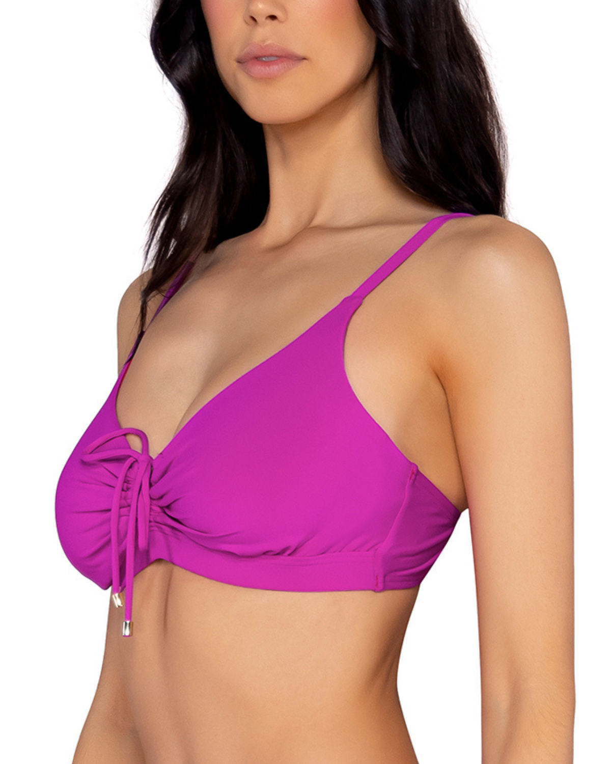 2023 Sunsets Solids Kauai Keyhole Underwire D+ Bikini Top (More colors available) - 54S