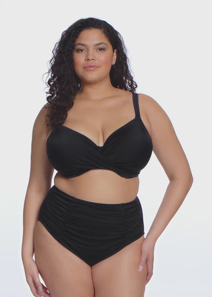 Elomi Swim Plain Sailing Underwire Plunge Bikini Top - ES7285