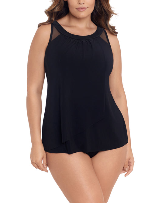 2022 Miraclesuit Women's Solid Ursula Tankini Top (More colors available)