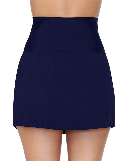 2023 Leilani Waikiki Solids Control High Waist Skirt E720039 - Blum's Swimwear and Intimate Apparel