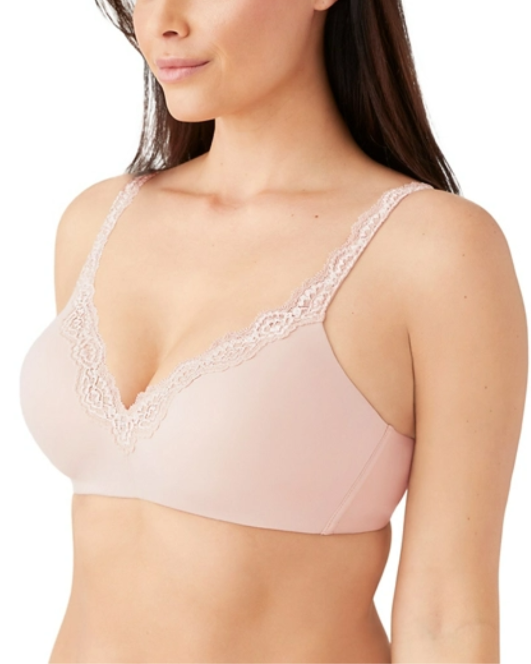 Wacoal Softly Styled Wire Free Bra (More colors available) - 856301 - Rose Dust